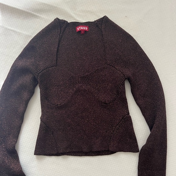 SOLD NWOT Staud Cerro Knit Top - Picture 3 of 5